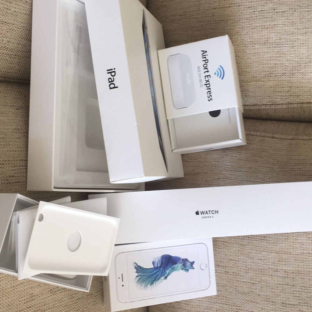 Apple Airport Ipad Apple Watch Iphone 6 S Boxes